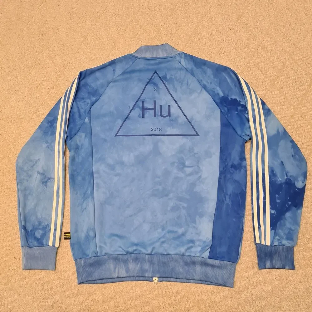 Adidas Pharrell Williams Track Jacket Hu Holi Superstar Mens LARGE Athleisure